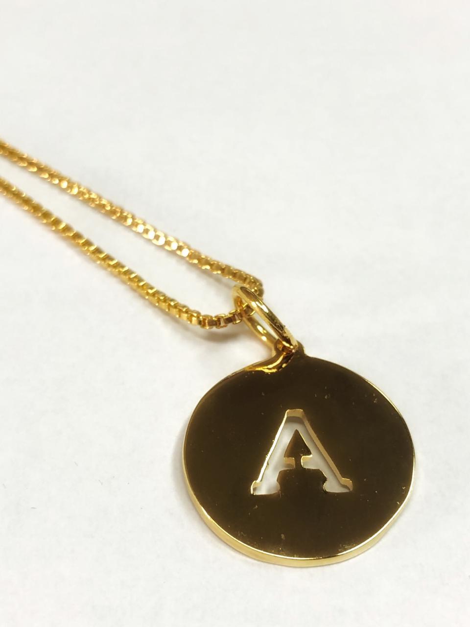 Sparkling Gold Plated! - Handcrafted Alphabet Necklace